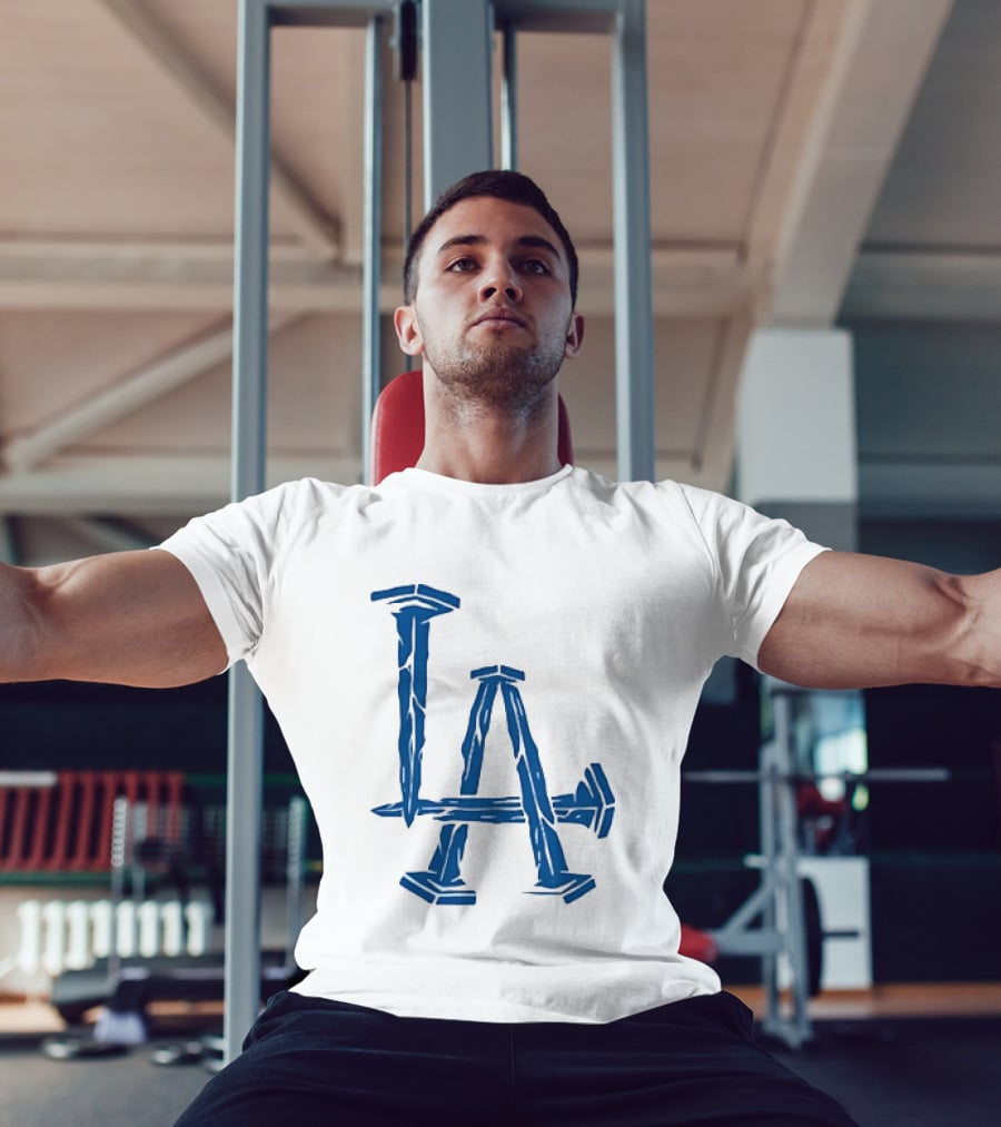 Los Angeles Dodgers LA Nails Baseball Team T-Shirt