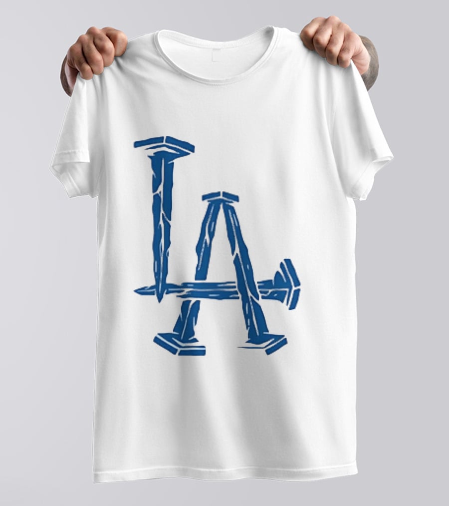 Los Angeles Dodgers LA Nails Baseball Team T-Shirt