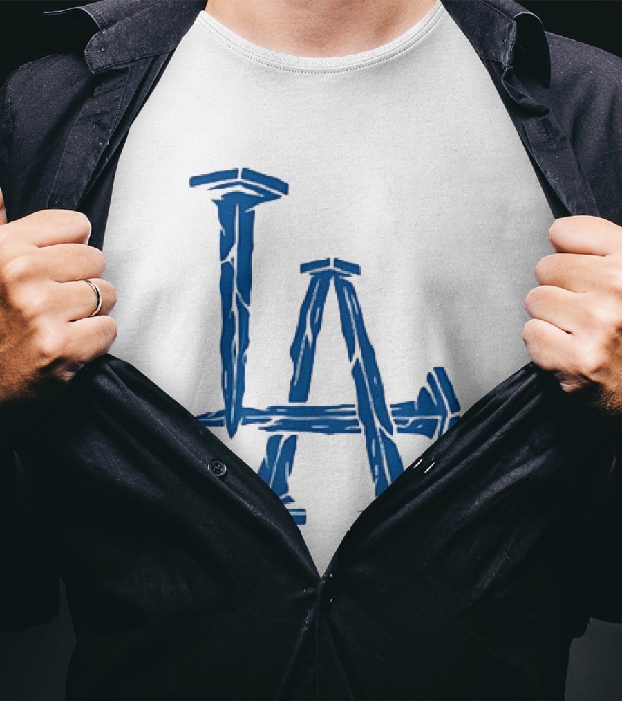 Los Angeles Dodgers LA Nails Baseball Team T-Shirt