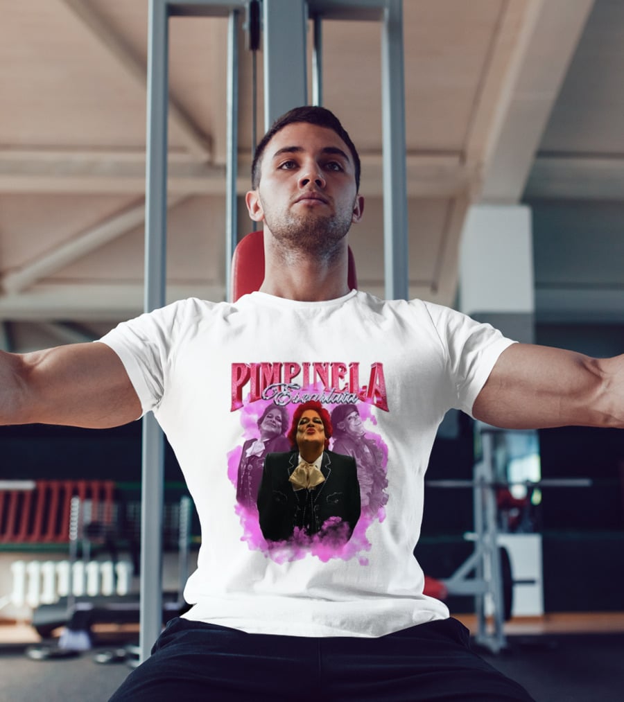 Pimpinela Escarlata Kissing Pose With Pink Smoke Backdrop T-Shirt