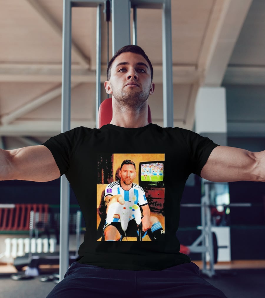 Argentina National Team Icon Lionel Messi Gaming Experience T-Shirt