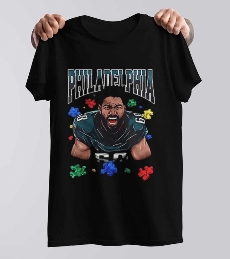 Philadelphia Football Passion Speaks Loud With Determination T-Shirt