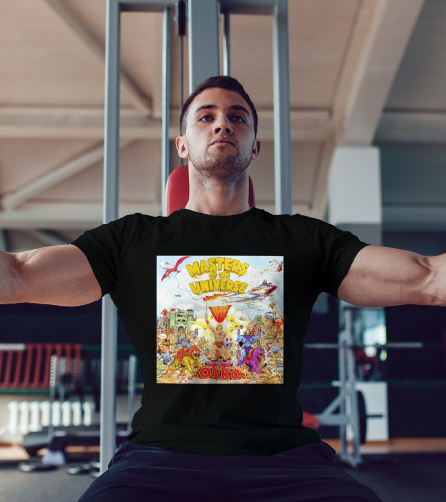 He Man Skeletal Orko Masters Of The Universe Vintage Comic Scene T-Shirt