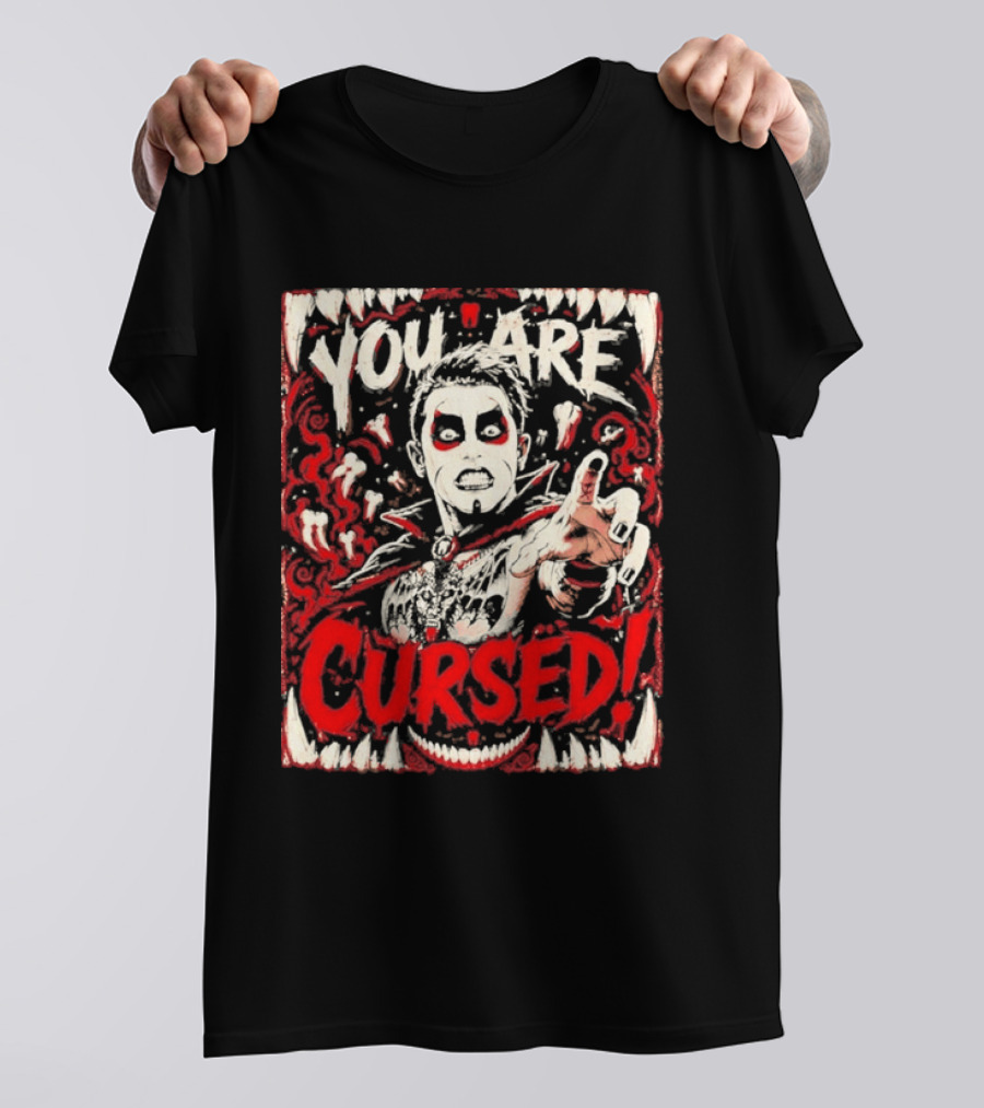 Danhausen You Are Cursed Pro Wrestling T-Shirt