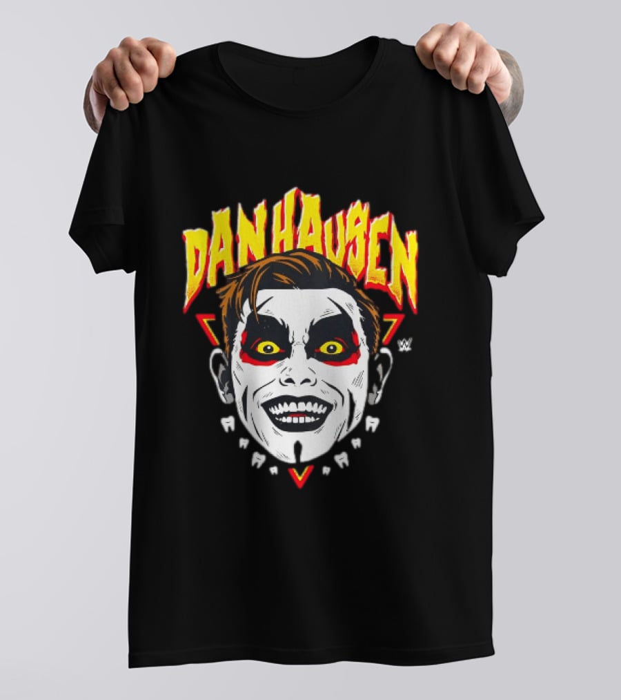 Danhausen Face Paint Yellow Eyes Red Triangle WWE T-Shirt