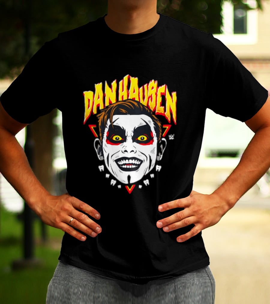 Danhausen Face Paint Yellow Eyes Red Triangle WWE T-Shirt