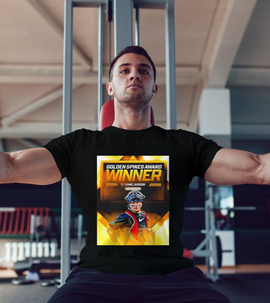 Golden Spikes Award Winner Daniel Jackson Georgia Catcher T-Shirt