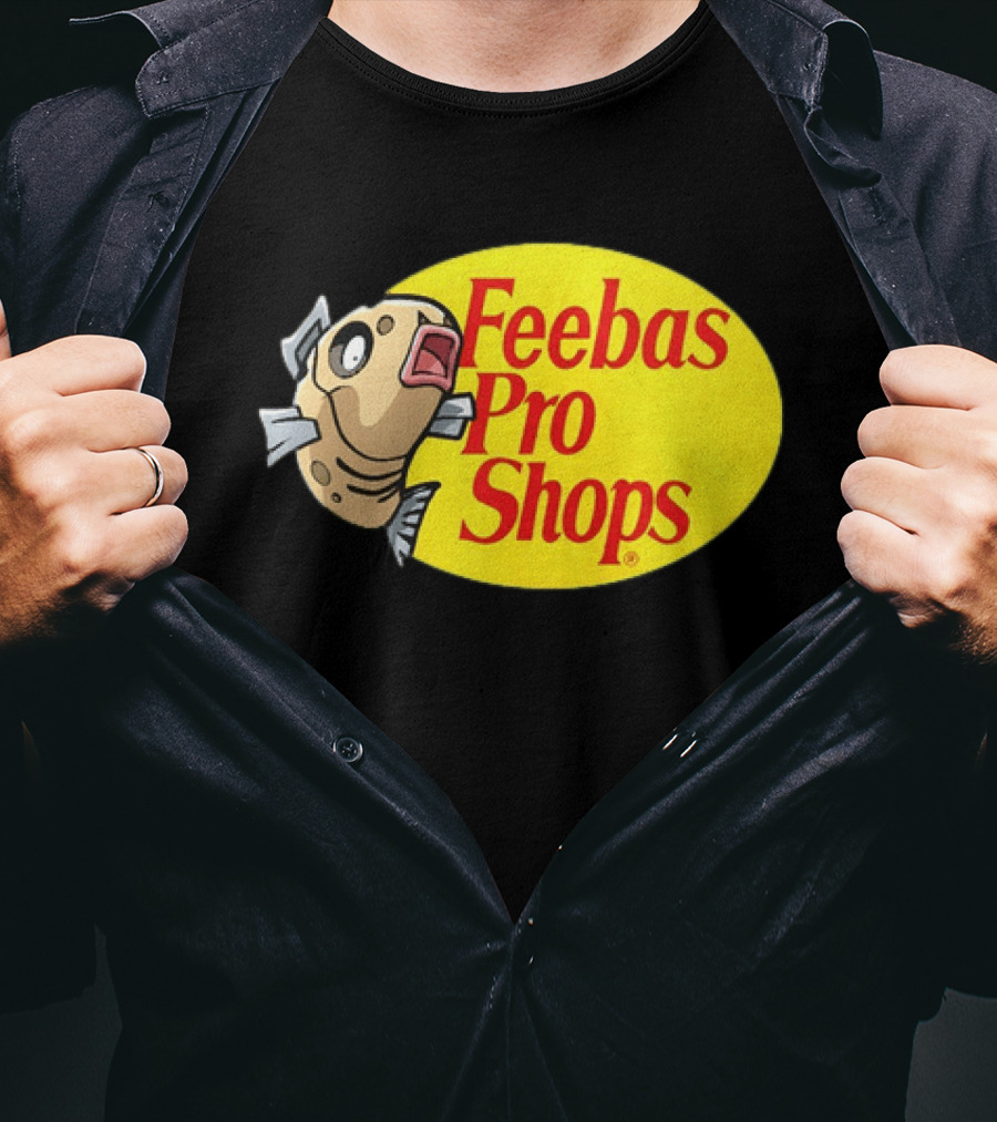 Feebas Pro Shops Fun Fish Illustration For Fans T-Shirt