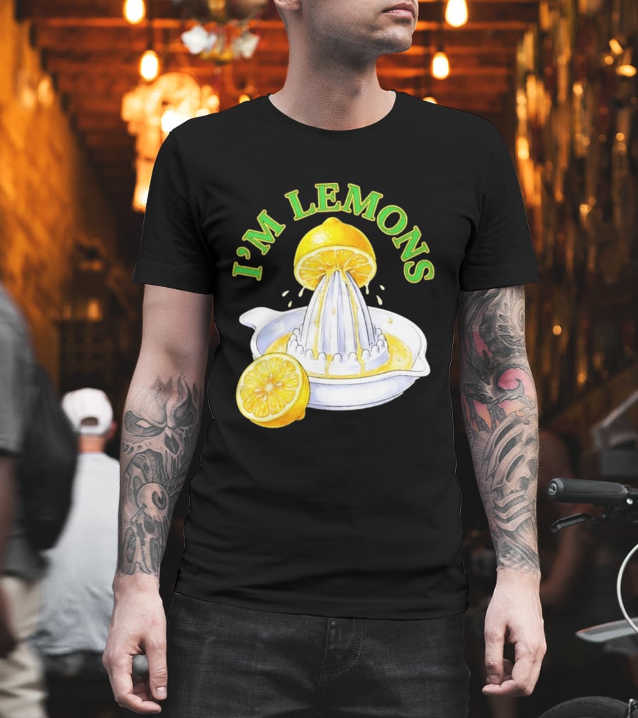 I'm Lemons Citrus Squeezer Fruit T-Shirt