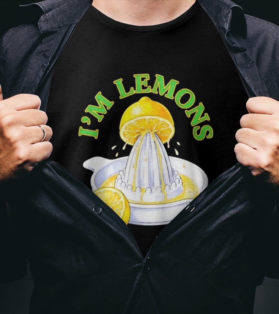I'm Lemons Citrus Squeezer Fruit T-Shirt