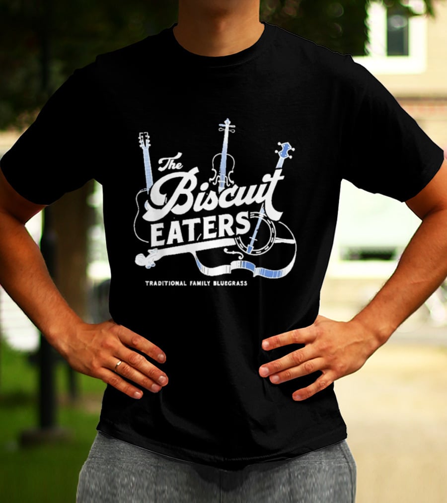 The Biscuit Eaters Traditional Family Bluegrass Musical Instruments T-Shirt