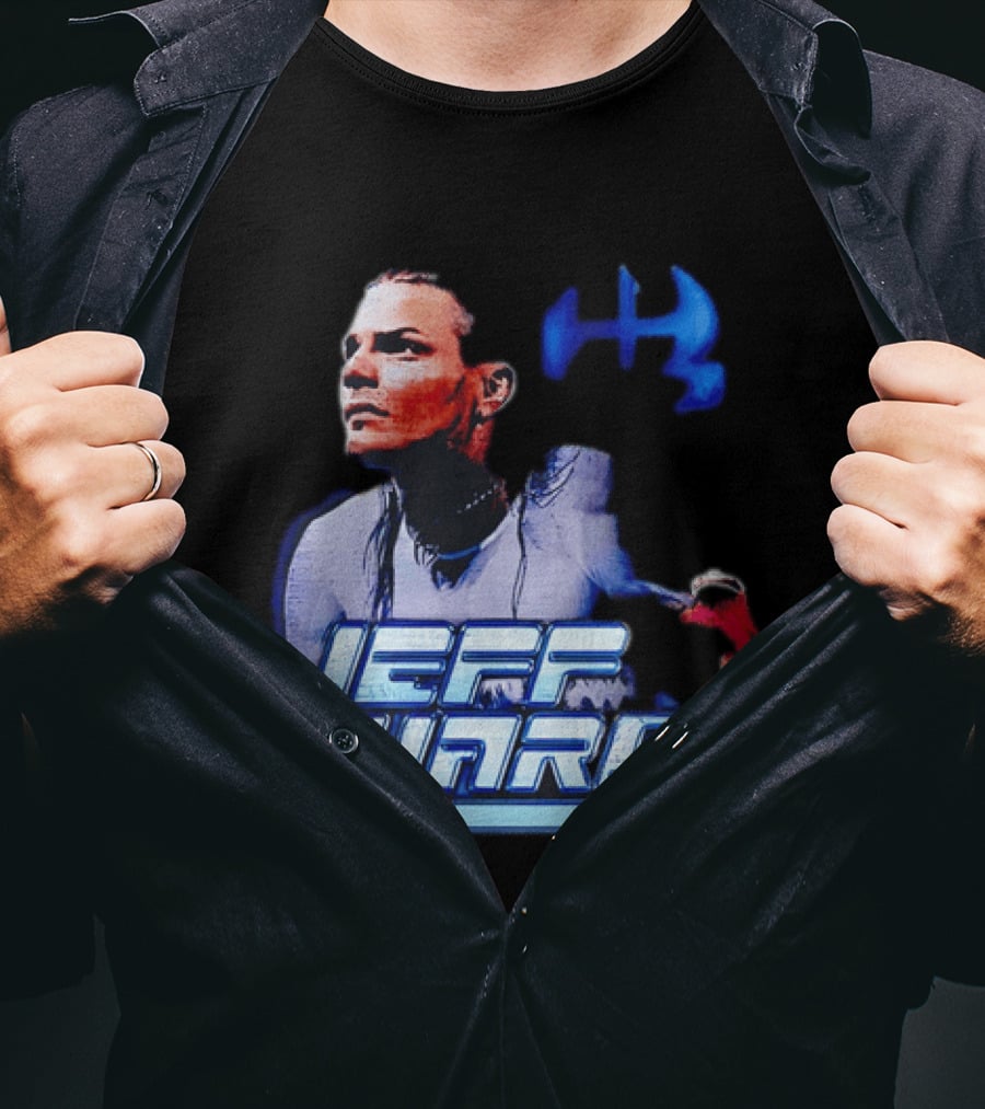 Jeff Hardy WWE Superstar Blue And Red T-Shirt
