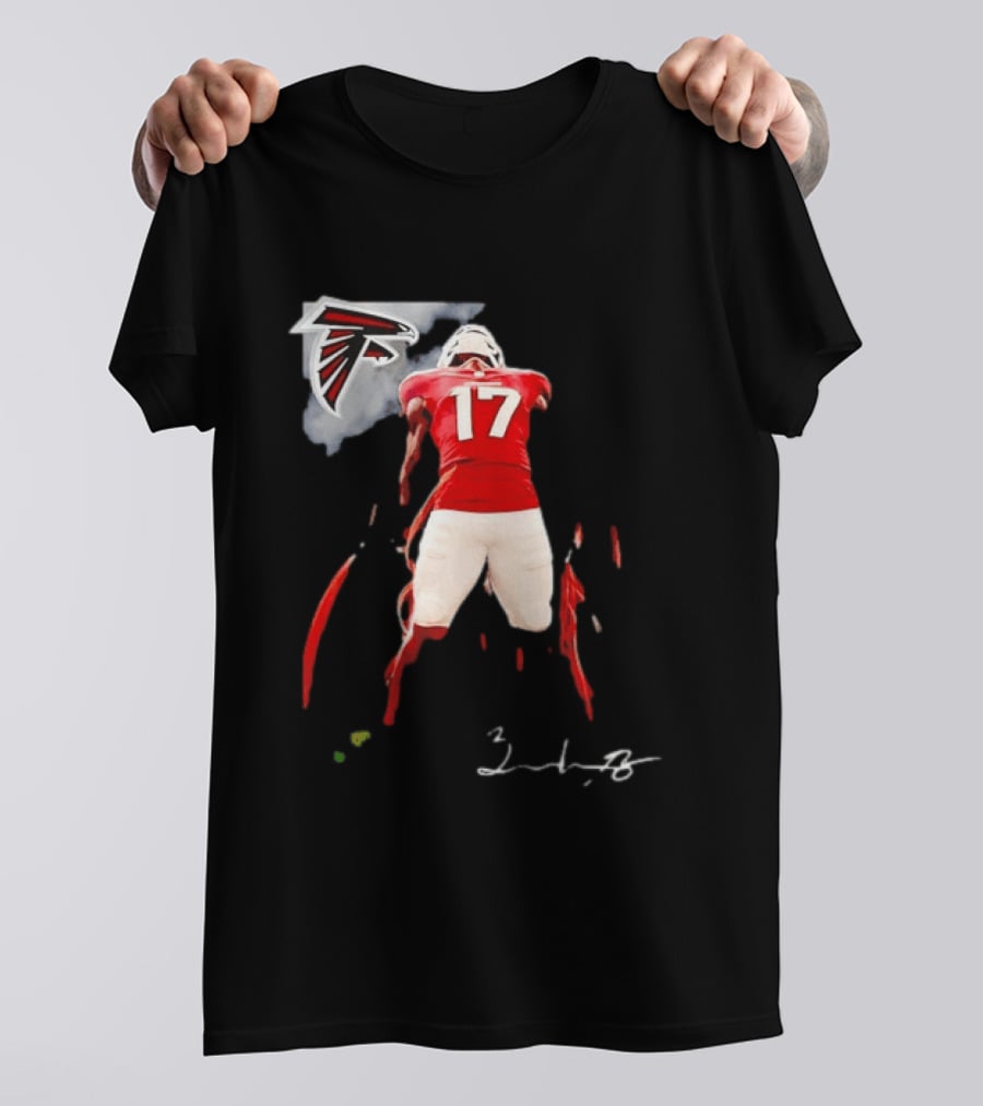 Atlanta Falcons Rookie Zachariah Branch Number 17 T-Shirt