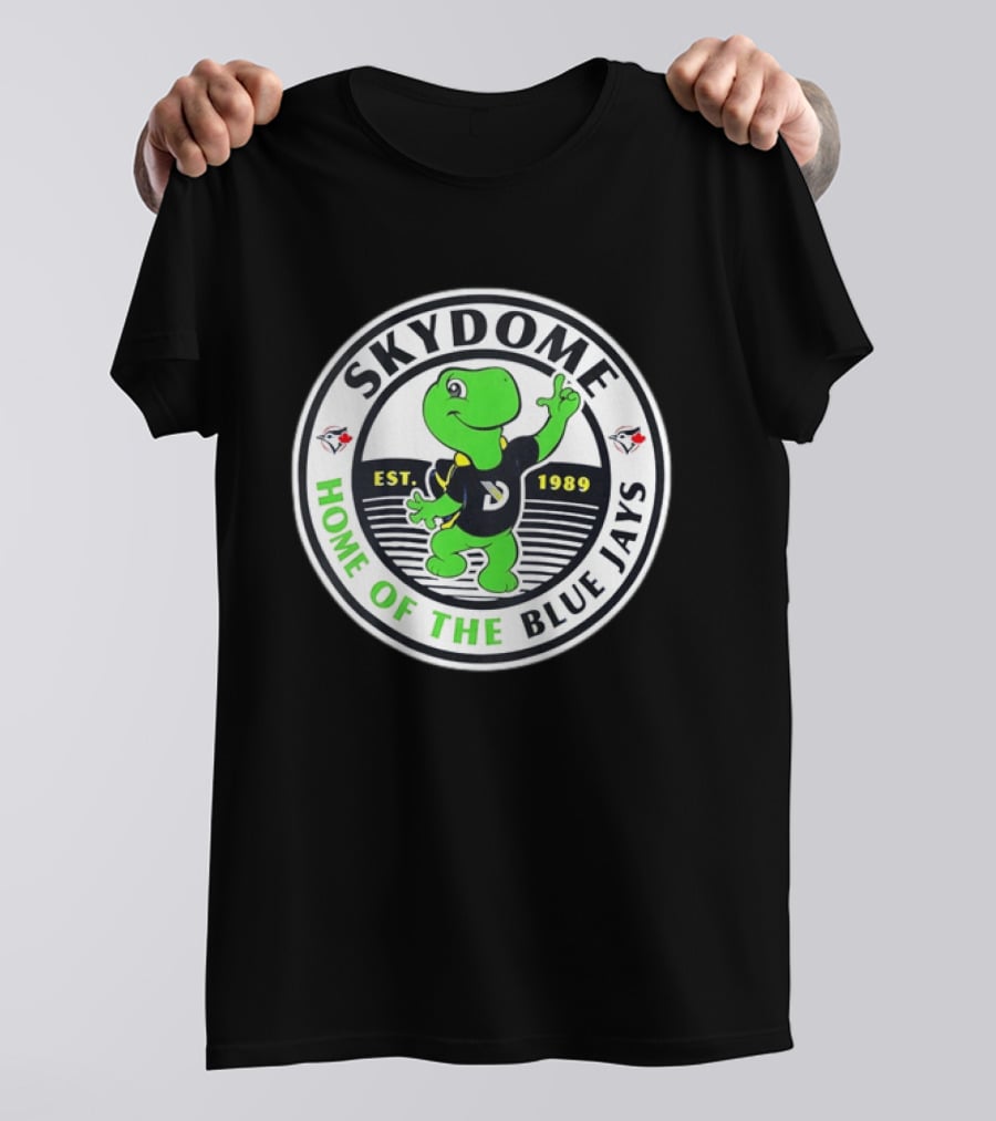 Toronto Blue Jays SkyDome Turtle Est 1989 Home Of The Blue Jays T-Shirt