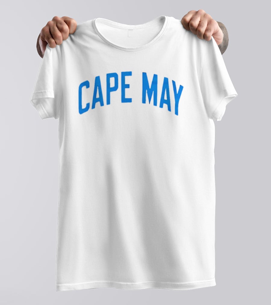 Cape May Beach Vacation Crewneck Cozy T-Shirt