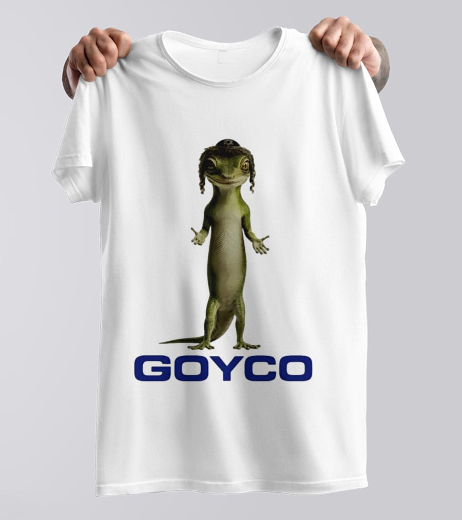 Goyco Lizard With Kippah And Payot T-Shirt