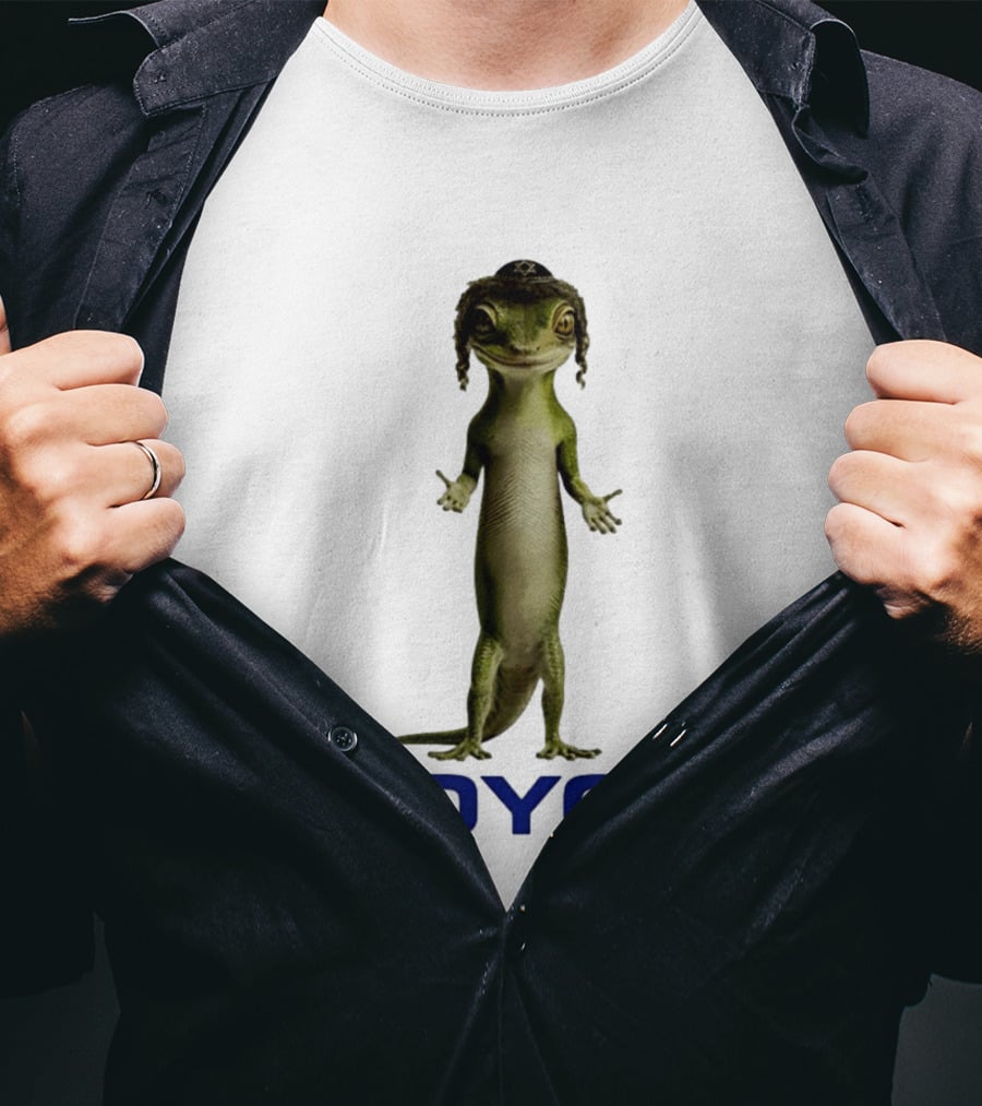 Goyco Lizard With Kippah And Payot T-Shirt