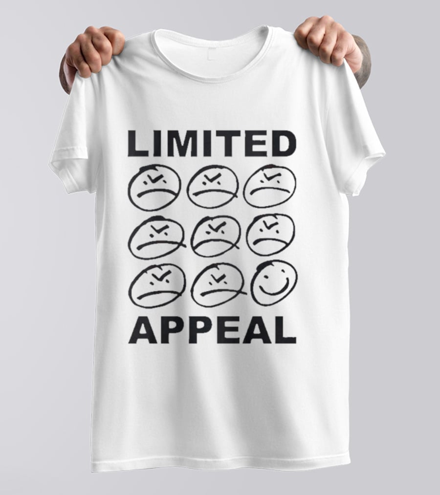 Limited Appeal Records Smiling Frown Faces T-Shirt