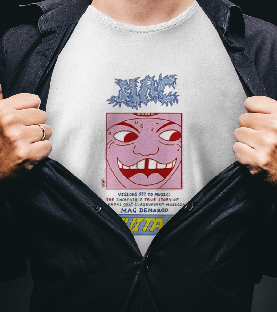 MAC Visions Set To Music Guitar Mac Demarco True Story T-Shirt