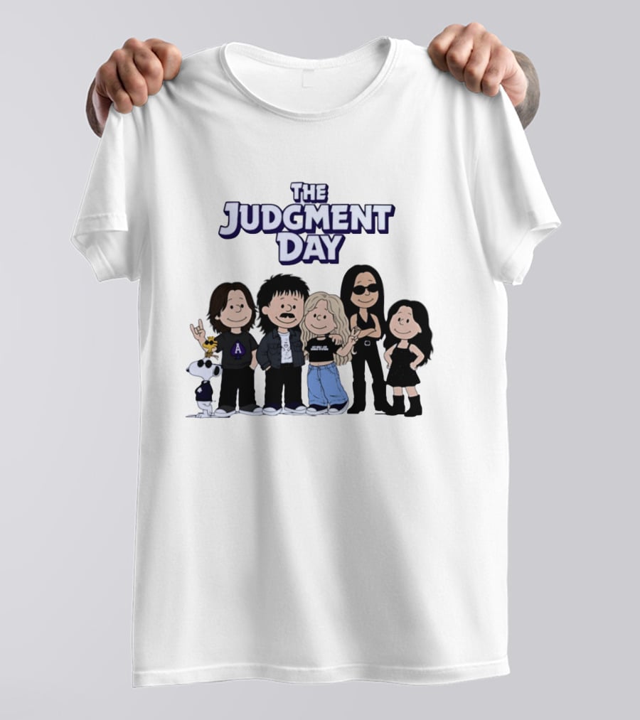 The Judgment Day Peanuts Cartoon Characters Mashup T-Shirt