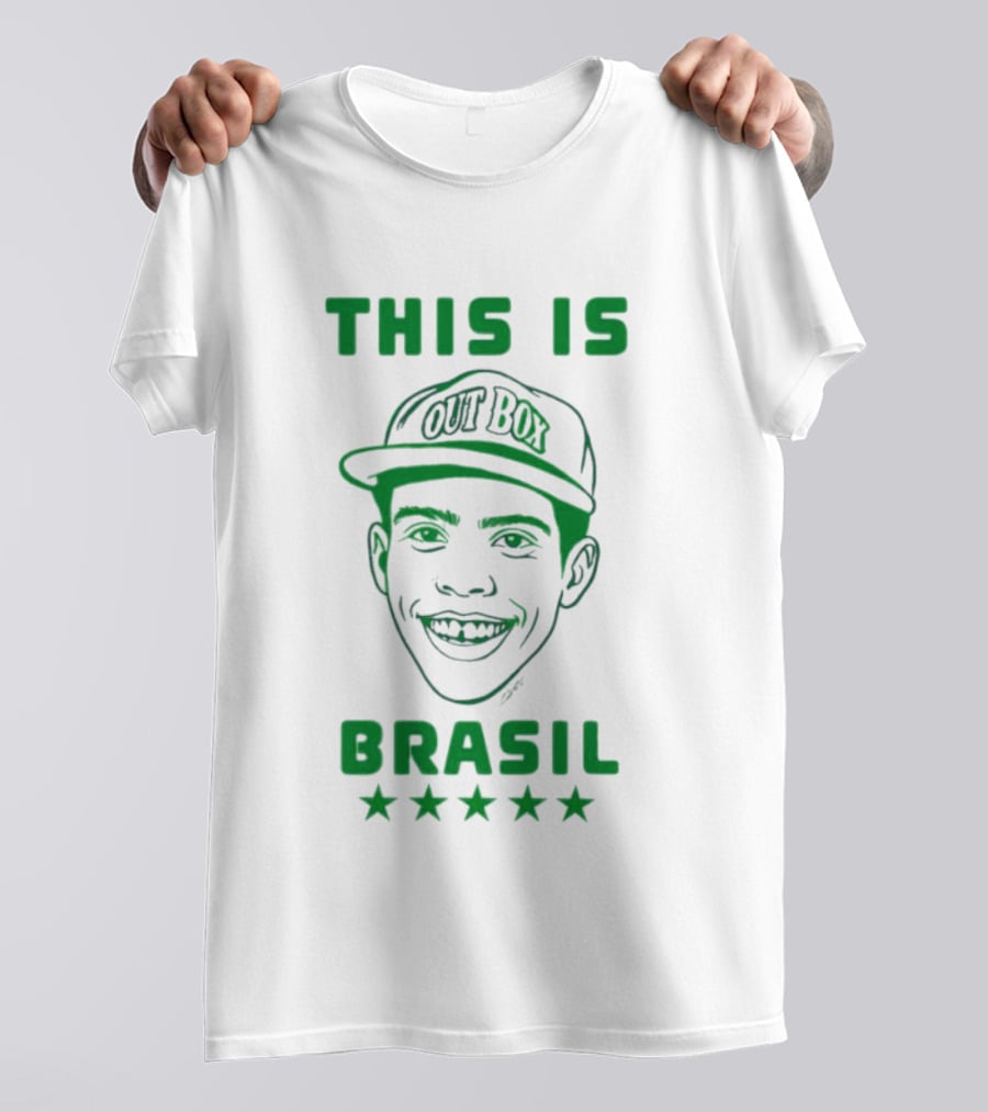 Ronaldo Nazario This Is Brasil Out Box Five Star T-Shirt