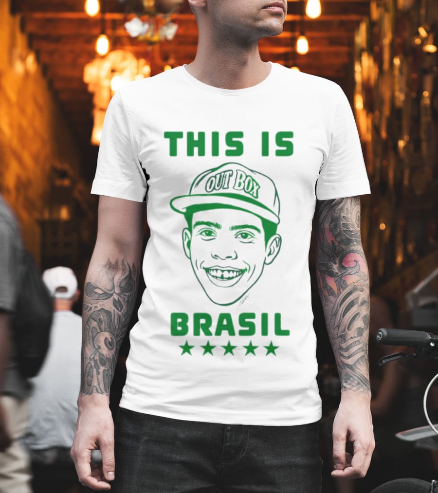 Ronaldo Nazario This Is Brasil Out Box Five Star T-Shirt
