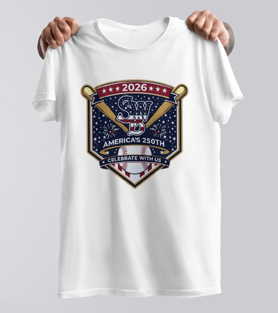 2026 SWB America's 250th Celebrate With Us Baseball T-Shirt