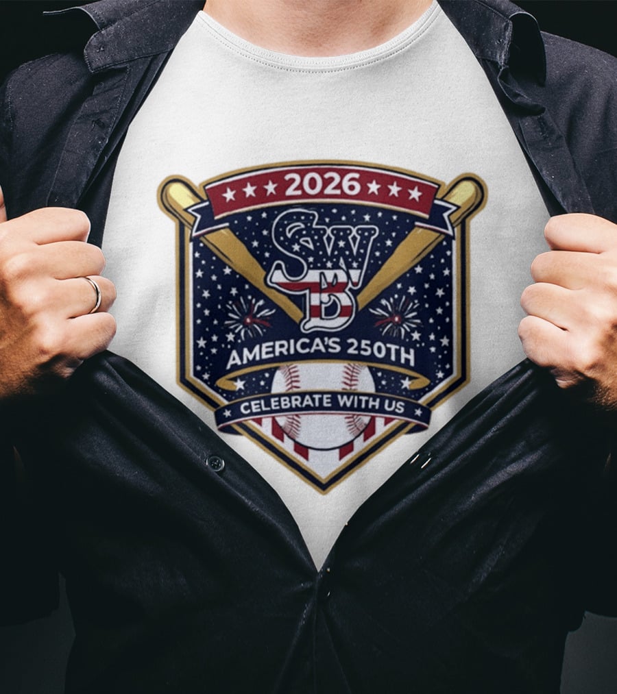 2026 SWB America's 250th Celebrate With Us Baseball T-Shirt