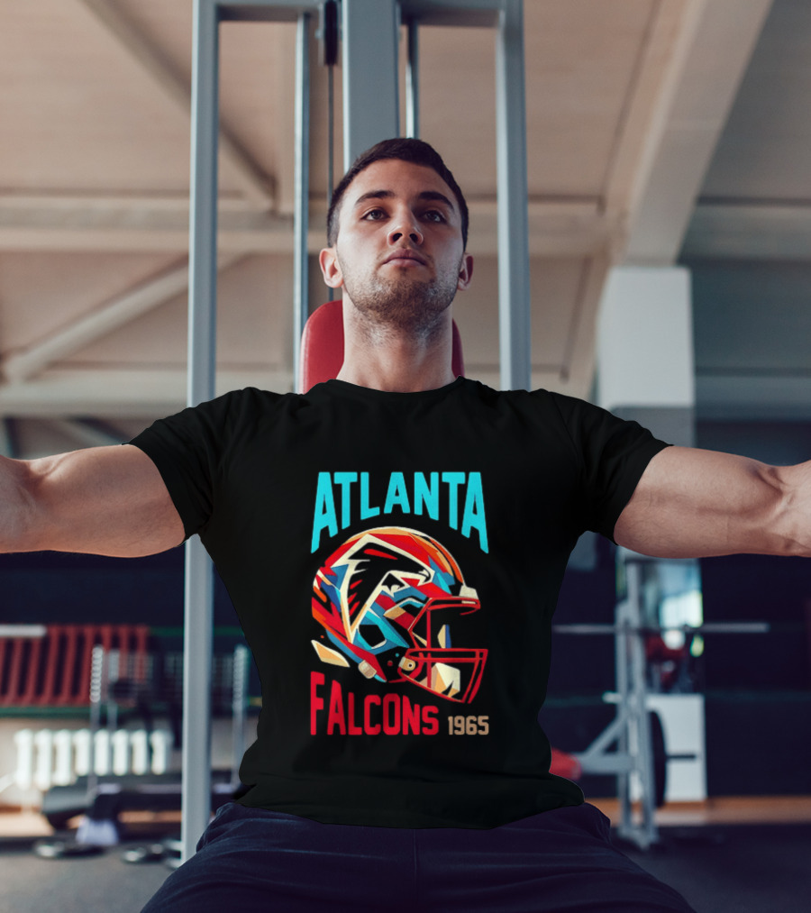 Atlanta Falcons 1965 Helmet Vintage Football Team T-Shirt
