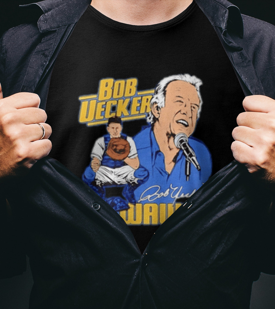 Bob Uecker Milwaukee Catcher Microphone 2026 T-Shirt