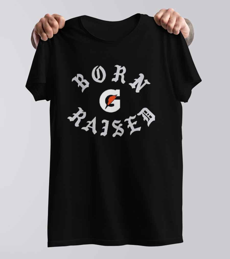 Born Raised Gatorade Classic Font T-Shirt