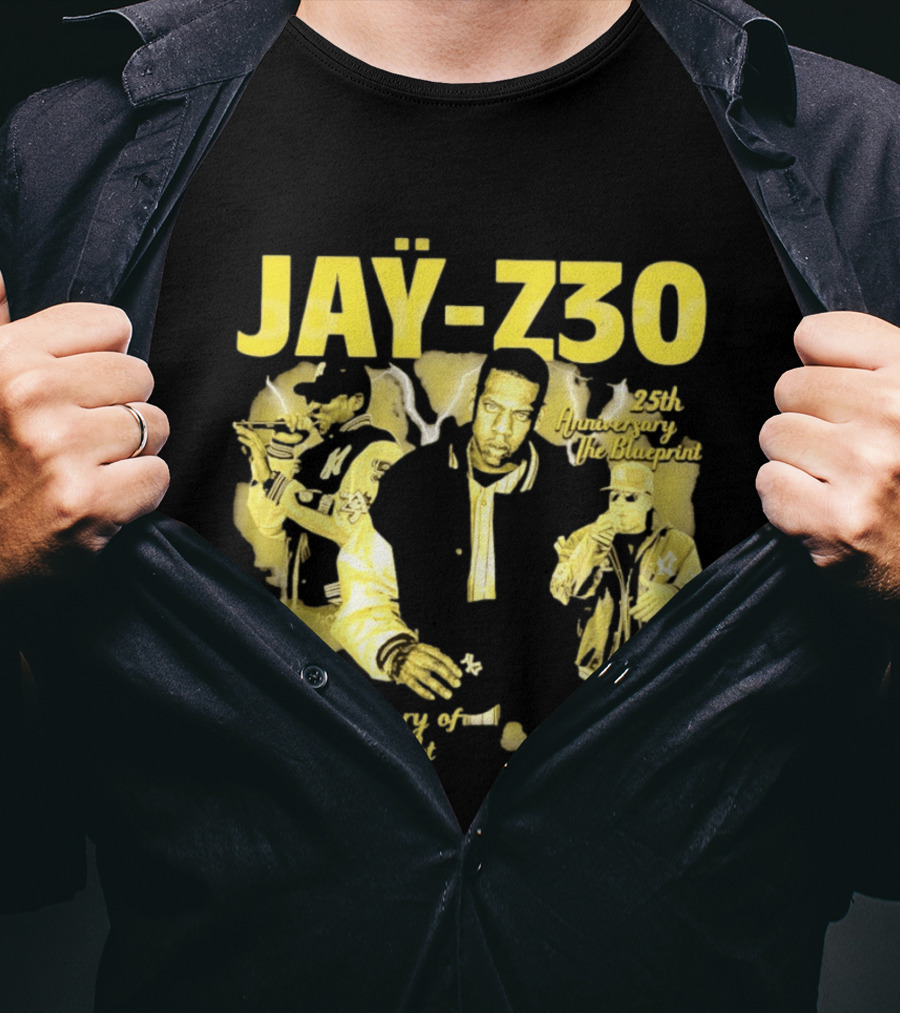 Jay Z30 Celebrating 25th Anniversary The Blueprint 30th Anniversary Reasonable Doubt T-Shirt