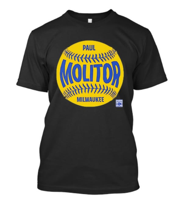 Paul Molitor Milwaukee Brewers Baseball Hall Of Fame 318 Club 1982 T-Shirt