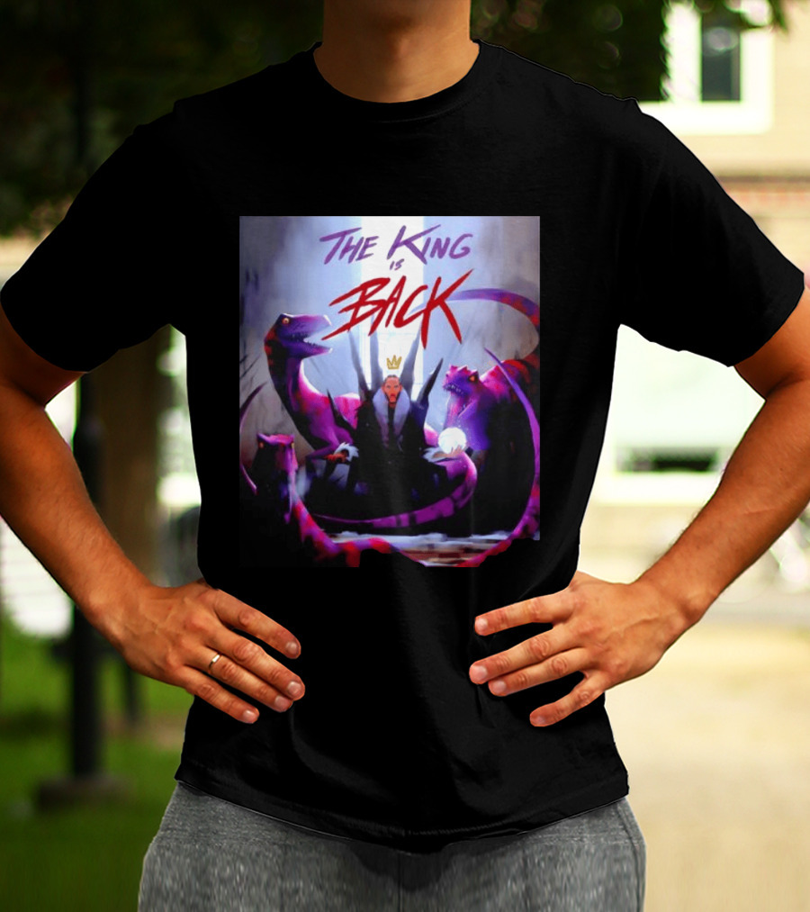 Kawhi Leonard Toronto Raptors The King Is Back Raptors Crown Return T-Shirt