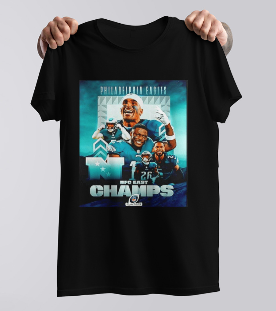Philadelphia Eagles NFC East Champs 2022 Playoffs T-Shirt