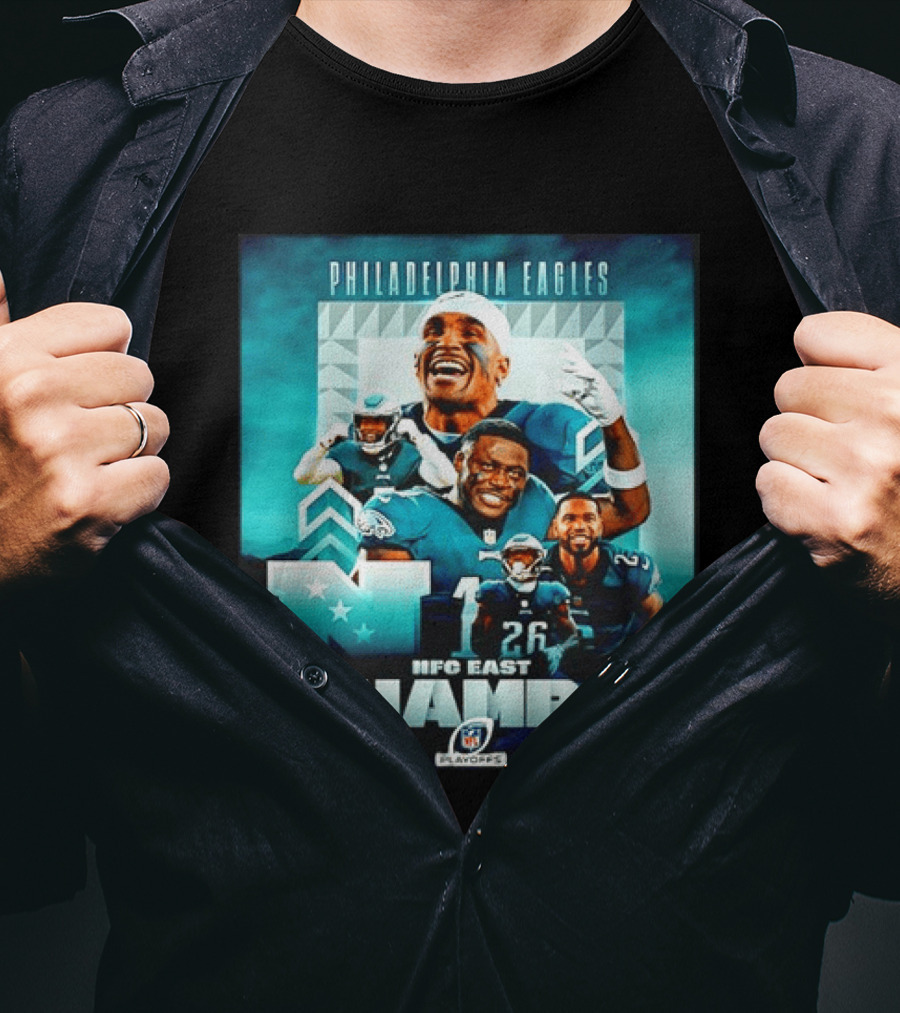 Philadelphia Eagles NFC East Champs 2022 Playoffs T-Shirt