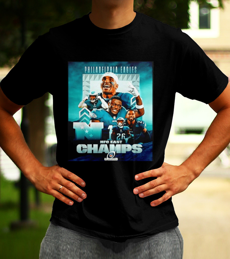 Philadelphia Eagles NFC East Champs 2022 Playoffs T-Shirt
