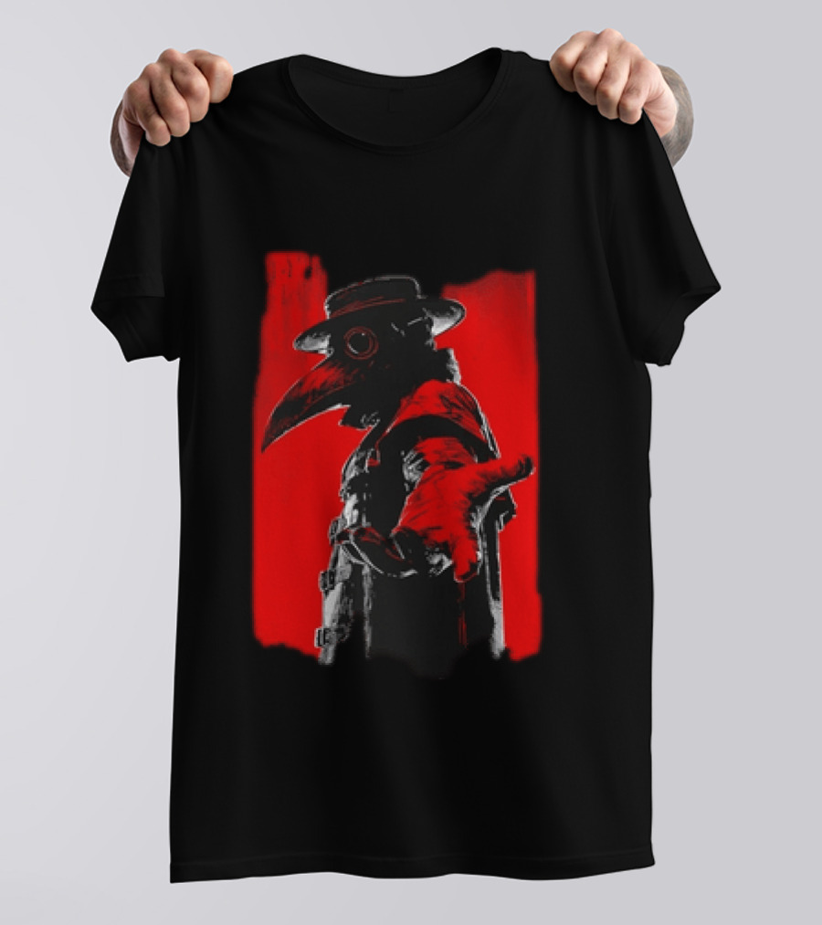 Plague Doctor Come With Me If You Want To Live Vintage Gothic T-Shirt