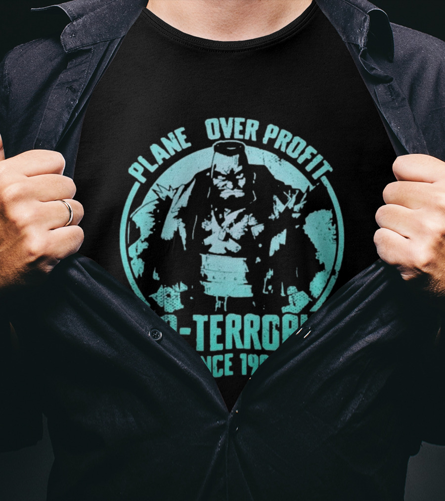 Planet Over Profit Eco Terrorist Since 1997 Climate Activist T-Shirt