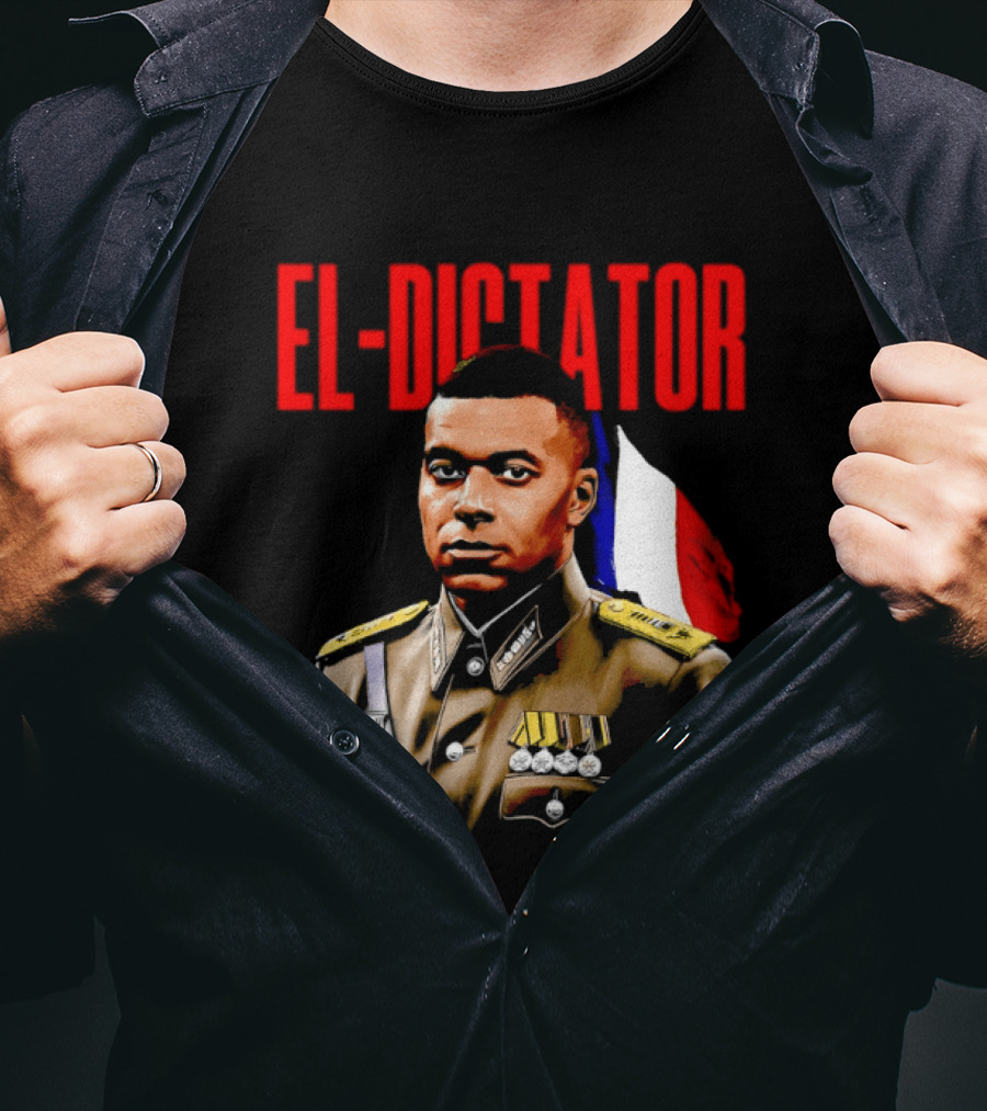 El Dictator Kylian Mbappe Military Jacket French Flag T-Shirt