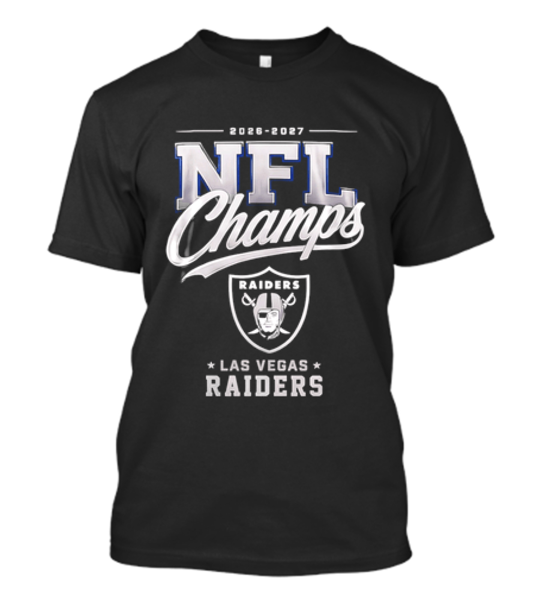 2026 2027 NFL Champs Las Vegas Raiders T-Shirt