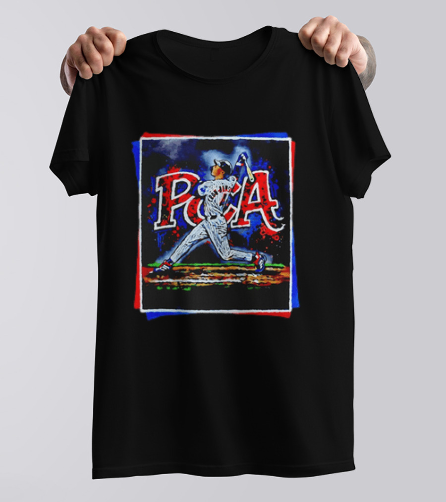 Ronald Acuna Jr Atlanta Braves Baseball Swing POA T-Shirt