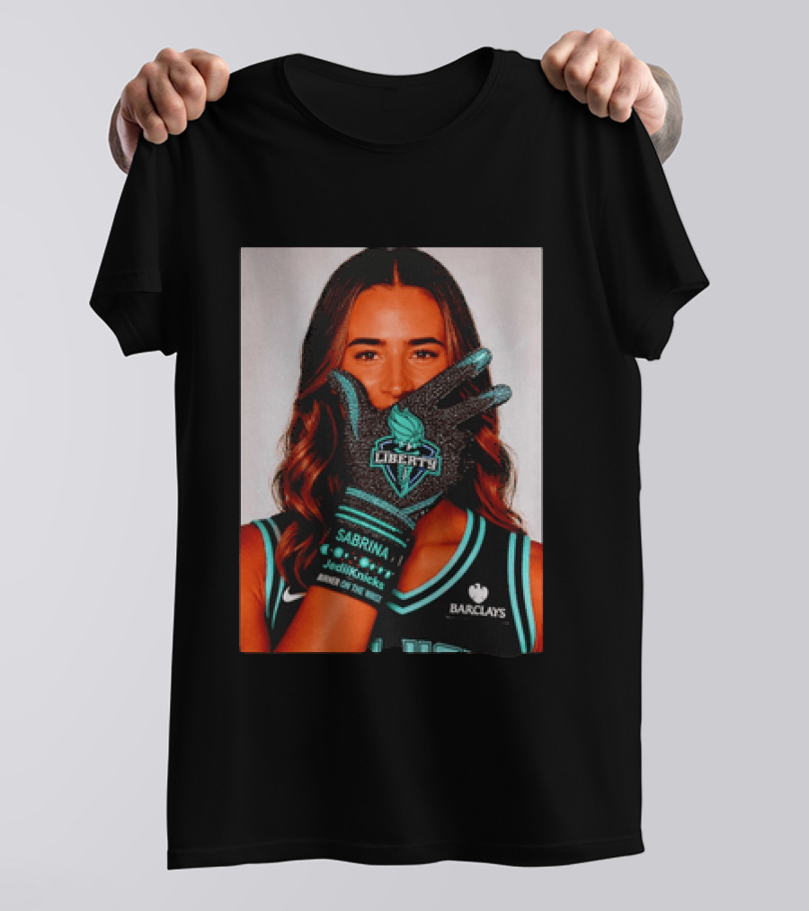 Sabrina Ionescu New York Liberty Barclays Burner Like Brunson IceMan T-Shirt
