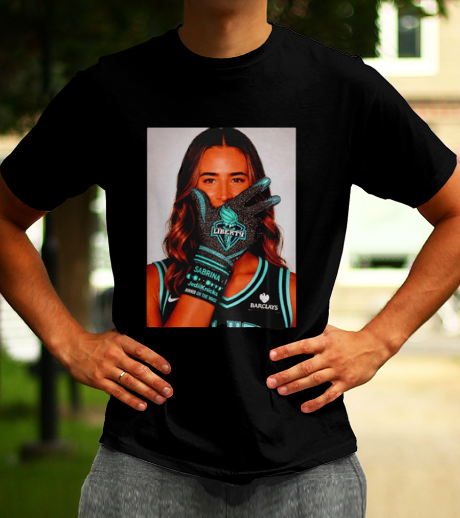Sabrina Ionescu New York Liberty Barclays Burner Like Brunson IceMan T-Shirt