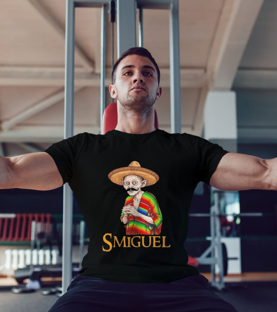Smiguel Gollum Sombrero Rainbow Poncho T-Shirt