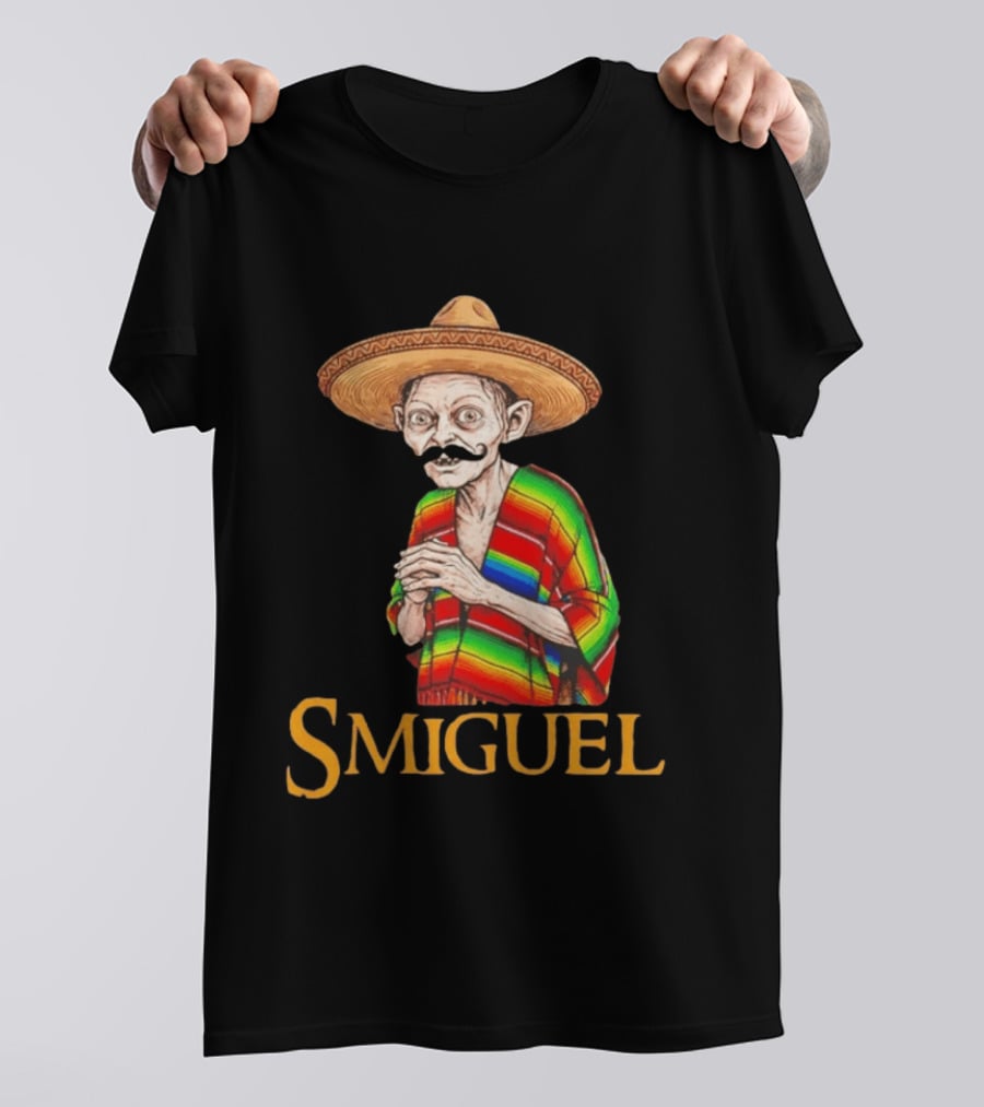 Smiguel Gollum Sombrero Rainbow Poncho T-Shirt