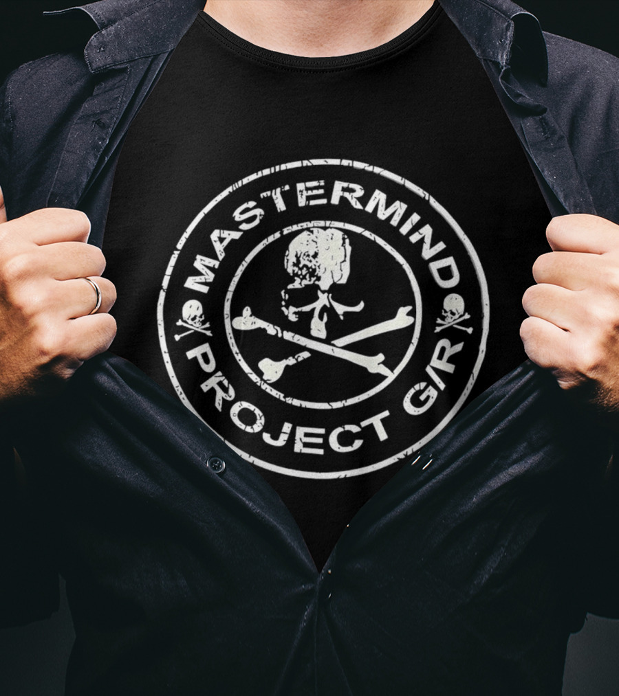 Mastermind Project G'R Skull Crossbones Circle T-Shirt