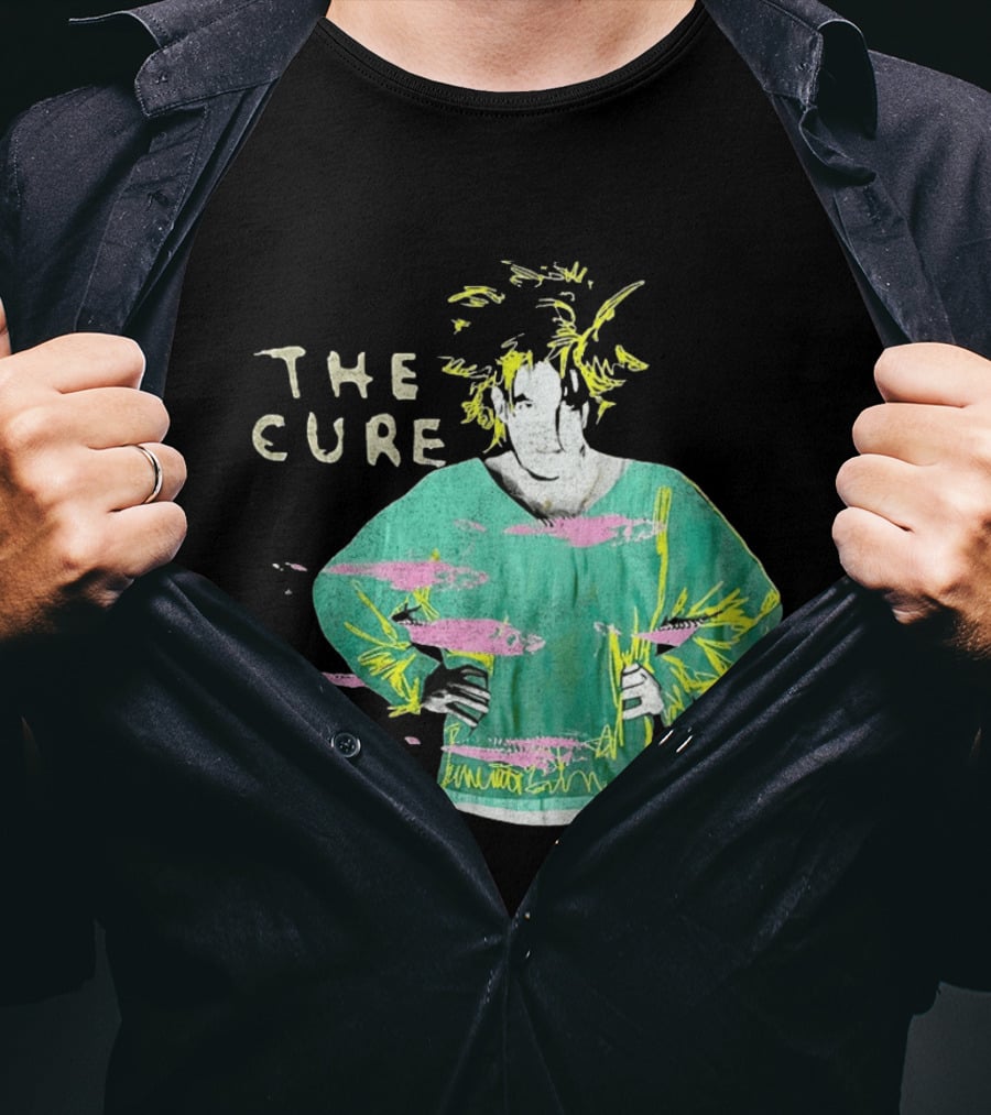 The Cure Standing On A Beach 1986 T-Shirt