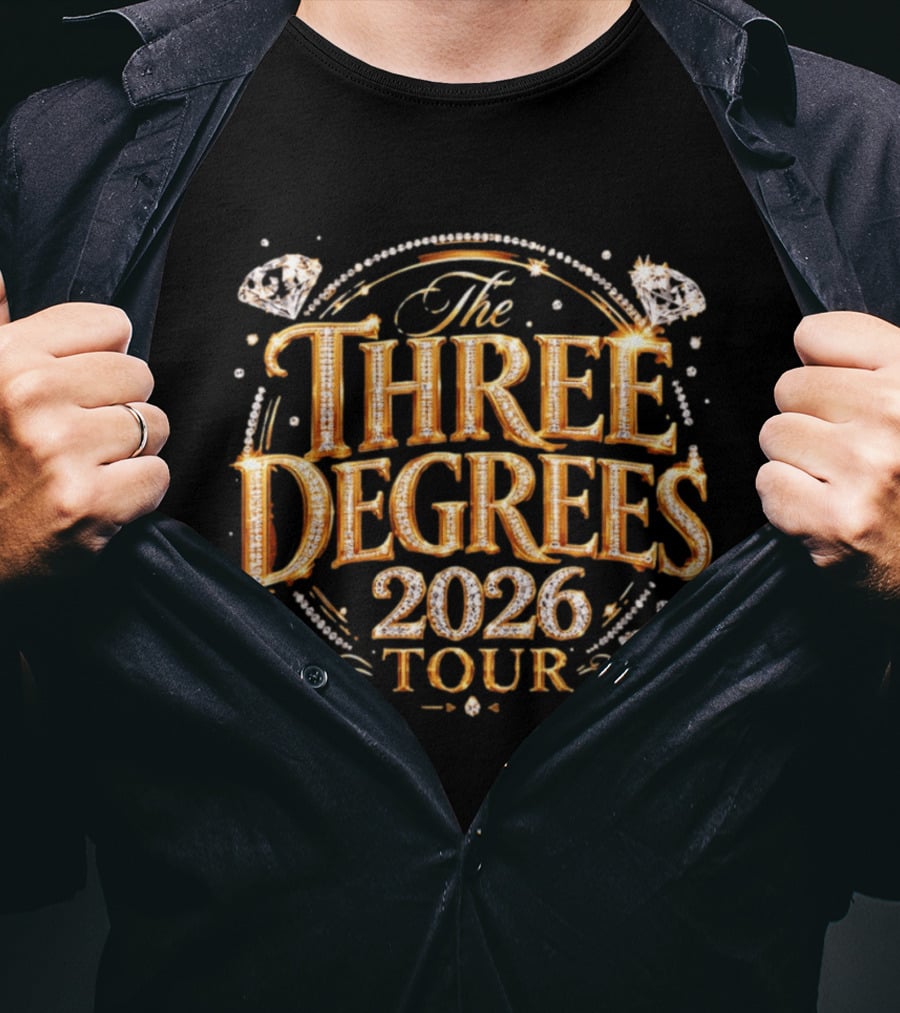 The Three Degrees 2026 Tour Soul Music R&B Group T-Shirt