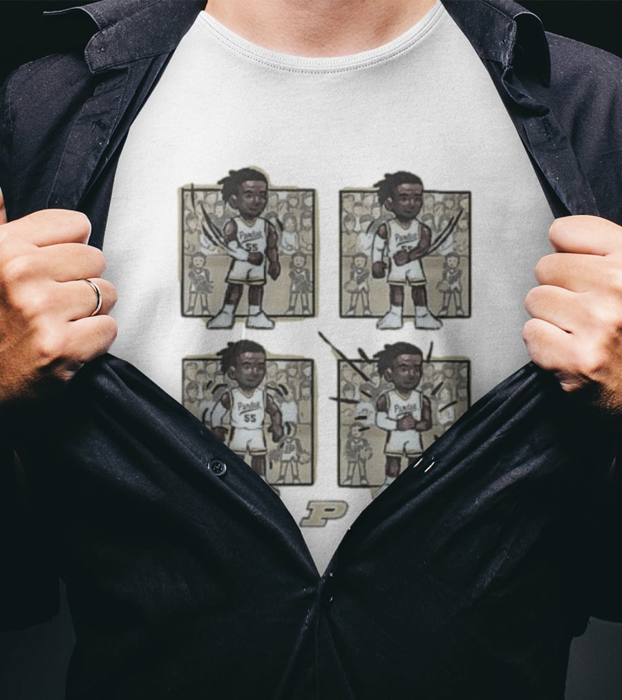 Purdue Basketball The Lance Dance Lance Jones 55 T-Shirt